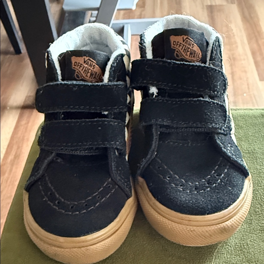 Vans Kids Black and Brown Sneakers